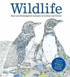 Couverture du livre « Wildlife ; rare and endangered animals to colour and create » de Susie Wright aux éditions Thames & Hudson