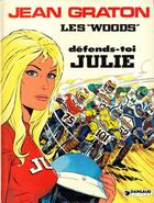 Couverture du livre « Julie Wood T.2 ; défends-toi Julie » de Jean Graton aux éditions Dargaud