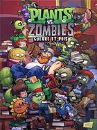 Couverture du livre « Plants vs zombies Tome 11 : guerre et pois » de Paul Tobin et Brian Churilla aux éditions Jungle