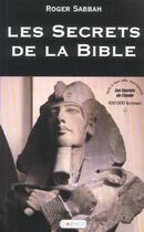 Couverture du livre « La Bible Malediction Des Pharaons » de Roger Sabbah aux éditions Carnot