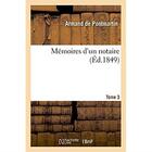 Couverture du livre « Memoires d'un notaire » de De Pontmartin-A aux éditions Hachette Bnf