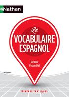 Couverture du livre « Le vocabulaire espagnol - reperes pratiques n 57 - 2016 » de Helene Hernandez aux éditions Nathan