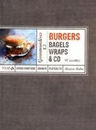 Couverture du livre « Burgers bagels, wraps & co ; 90 recettes » de Marion Beilin aux éditions Solar