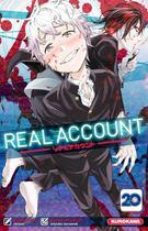 Couverture du livre « Real account Tome 20 » de Shizumu Watanabe et Okushou aux éditions Kurokawa