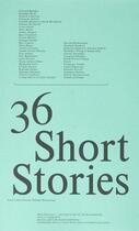 Couverture du livre « 36 short stories » de  aux éditions Ensba