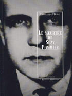 Couverture du livre « Le meurtre de Suzy Pommier » de Emmanuel Bove aux éditions Manucius