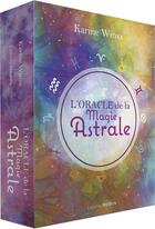 Couverture du livre « L'oracle de la magie astrale » de Karine Winsz aux éditions Medicis