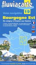 Couverture du livre « Bourgogne est » de  aux éditions Fluviacarte