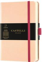 Couverture du livre « Carnet aquarela poche quadrille rose pale » de Castelli aux éditions Castelli Milano