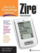 Couverture du livre « How to do everything with your zire handheld » de Dave Johnson aux éditions Mcgraw-hill Education