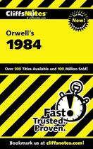 Couverture du livre « CliffsNotes on Orwell's 1984 » de Moustaki Nikki aux éditions Houghton Mifflin Harcourt