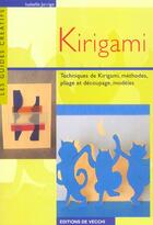 Couverture du livre « Kirigami » de Isabelle Jarrige aux éditions De Vecchi