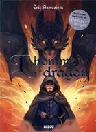 Couverture du livre « La saga des dragons - cycle 1 : l'enfant-dragon Hors-Série : l'homme-dragon » de Eric Sanvoisin et Jeremie Fleury aux éditions Auzou