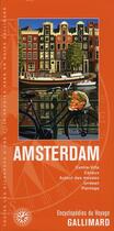 Couverture du livre « Amsterdam ; centre-ville, canaux, autour des musees, jordaan, plantage » de  aux éditions Gallimard-loisirs