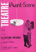 Couverture du livre « Illegitime defense » de Valmain/Dejoux aux éditions Avant-scene Theatre