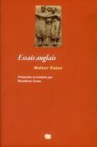 Couverture du livre « Essais anglais » de Walter Pater aux éditions Uga Éditions