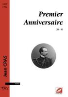 Couverture du livre « Premier anniversaire (1919) » de Jean Cras aux éditions Symetrie