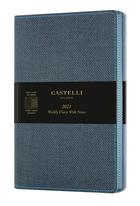 Couverture du livre « Agenda 2021 semainier grand format harris blue » de  aux éditions Castelli Milano