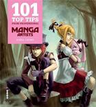 Couverture du livre « 101 top tips from professional manga artists » de Sonia Leong aux éditions Ilex
