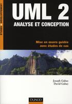 Couverture du livre « UML 2, analyse et conception » de Joseph Gabay et David Gabay aux éditions Dunod