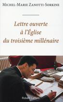 Couverture du livre « Lettre ouverte à l'Eglise » de Michel-Marie Zanotti-Sorkine aux éditions Robert Laffont