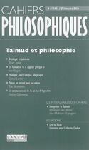 Couverture du livre « Cahiers philosophiques, n° 145 Talmud et philosophie » de  aux éditions Reseau Canope