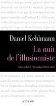 Couverture du livre « La nuit de l'illusionniste » de Daniel Kehlmann aux éditions Editions Actes Sud