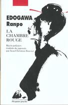 Couverture du livre « La chambre rouge » de Ranpo Edogawa aux éditions Picquier