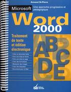 Couverture du livre « Word 2000 » de St.Pierre aux éditions Vermette