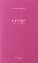 Couverture du livre « Canton » de Laurent Gueneau aux éditions Be Poles