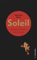 Couverture du livre « Soleil » de Yokomitsu Riichi aux éditions Anacharsis
