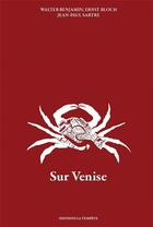 Couverture du livre « Sur venise » de Benjamin/Bloch aux éditions La Tempete