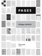 Couverture du livre « Pages » de Philippe Jaffeux aux éditions Plaine Page