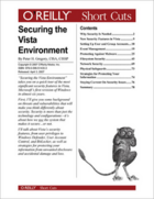 Couverture du livre « Securing the Vista Environment » de Peter Gregory aux éditions O'reilly Media