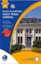 Couverture du livre « Fiches de synthèse de droit pénal général » de Patrice Barreau aux éditions La Baule