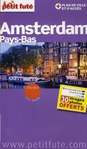 Couverture du livre « GUIDE PETIT FUTE ; CITY GUIDE ; Amsterdam (édition 2012-2013) » de  aux éditions Le Petit Fute