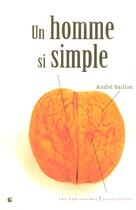 Couverture du livre « Homme si simple » de  aux éditions Labor Litterature