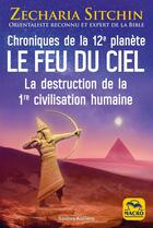 Couverture du livre « Le feu du ciel : chroniques de la 12e planète : La destruction de la 1re civilisation humaine » de Zecharia Sitchin aux éditions Macro Editions