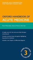 Couverture du livre « Oxford Handbook of Acute Medicine » de Sam Amir aux éditions Oup Oxford