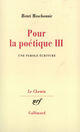 Couverture du livre « Pour la poetique - vol03 » de Henri Meschonnic aux éditions Gallimard (patrimoine Numerise)