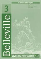 Couverture du livre « Belleville 3 professeur » de Moore/Grand-Clement aux éditions Cle International