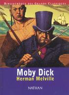 Couverture du livre « Moby Dick » de Herman Melville aux éditions Nathan