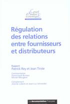 Couverture du livre « Regulation des relations entre fournisseurs et diffuseurs cae n.29 » de  aux éditions Documentation Francaise