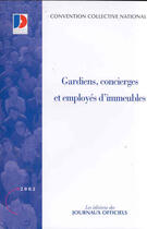 Couverture du livre « Gardiens concierges et employes d'immeubles » de  aux éditions Documentation Francaise