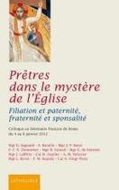 Couverture du livre « Prêtres dans le mystère de l'Eglise » de Sylvain Bataille aux éditions Lethielleux