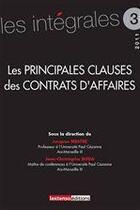 Couverture du livre « Les principales clauses dans les contrats d'affaires » de Jean-Christophe Roda et Mestre Jacques aux éditions Lextenso Editions