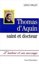 Couverture du livre « Thomas d'aquin, saint et docteur » de  aux éditions Tequi