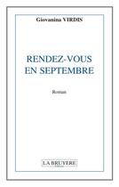 Couverture du livre « Rendez-vous en septembre » de Giovanina Virdis aux éditions La Bruyere