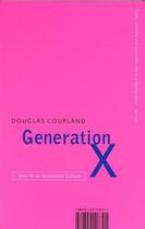 Couverture du livre « Generation X » de Douglas Coupland aux éditions Little Brown Book Group Digital