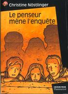 Couverture du livre « Penseur mene l'enquete (le) » de Christine Nostlinger aux éditions Pere Castor